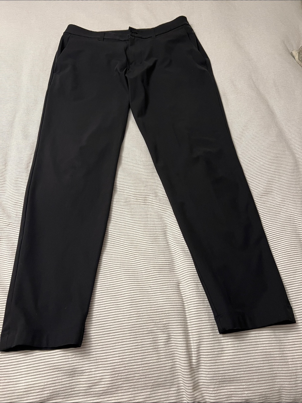 lululemon athletica Men's Black Dress Pants - Tailored Straight